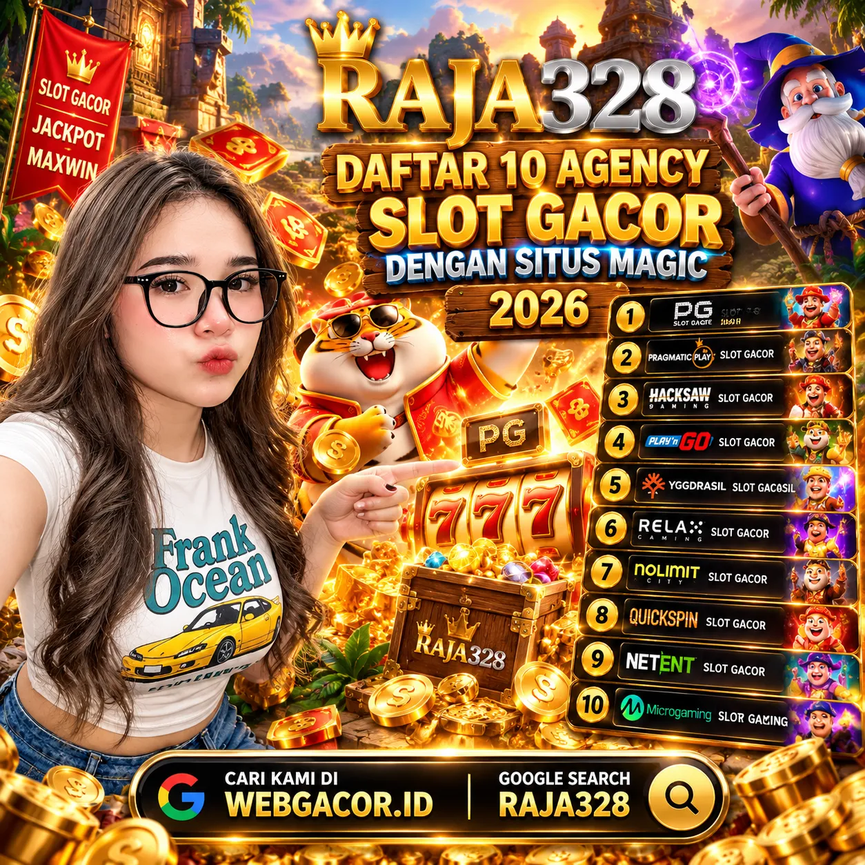 RAJA328 Daftar 10 Agency Slot Gacor Dengan Situs Magic 2026